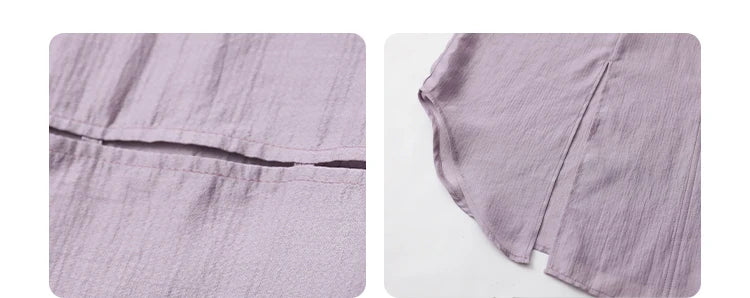 CHIC VEN Women Thin Shirt Long Sleeve Casual Loose Slightly Transparent Cool Blouses Woman Solid Design Female Top Summer 2024