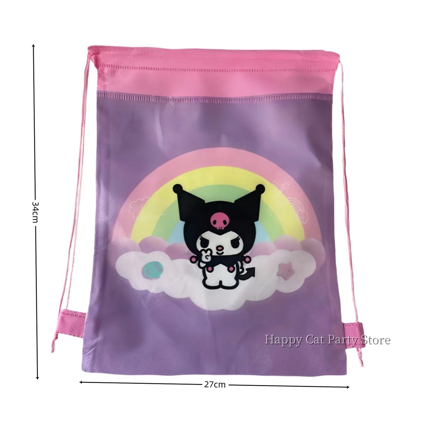 Cinnamoroll Paper Gift Bags Birthday Decor Kuromi Candy Bag Hello Kitty Biscuit Package boys Girls Favors Gifts Party Supplies