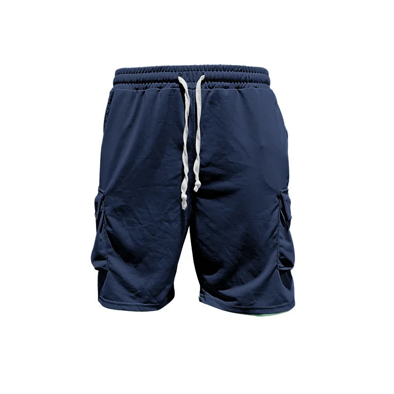 New men's casual sportswear set in 2025, including a stylish T-shirt and a pair of work-style shorts deportes entretenimiento
