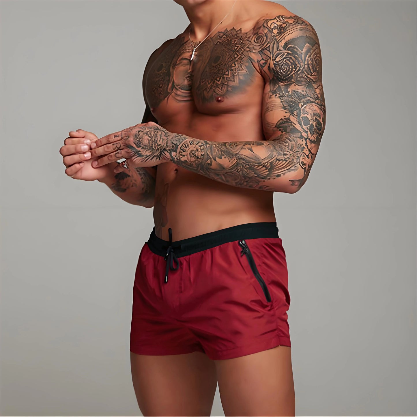 2025 New Mens Swimsuit Sexy Swimwear Men Swimming Shorts Men Briefs Beach Shorts Sports Suits Surf Board Shorts Men Swim Trunks