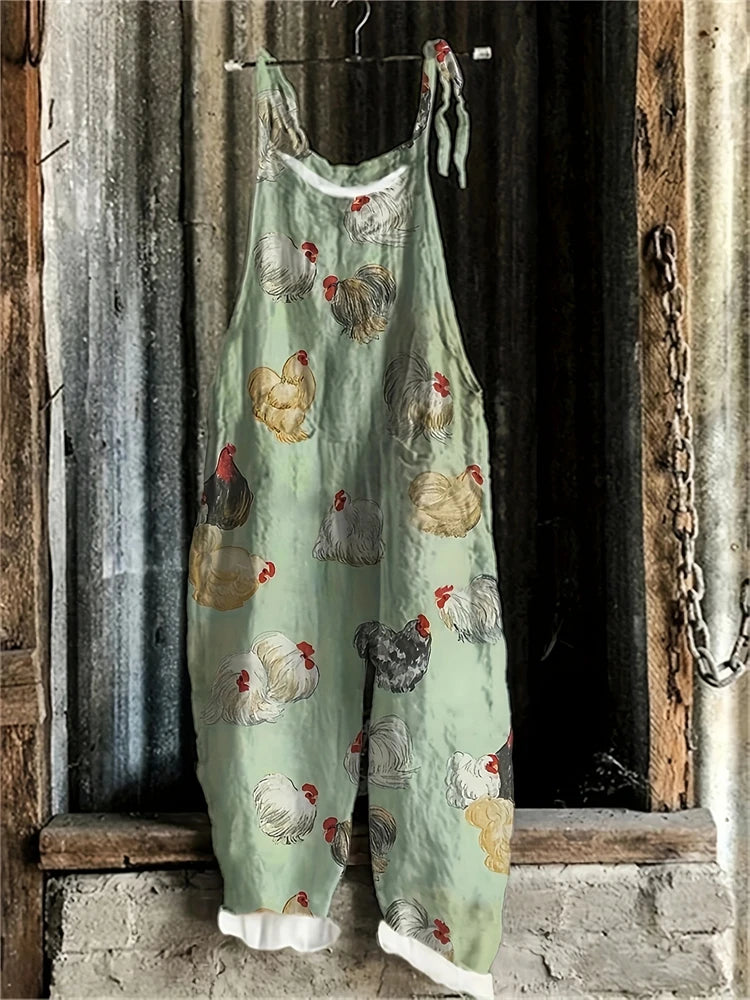 New Women's Jumpsuit Summer Clothing Sleeveless Lace-Up Casual Loose Wide-Leg Pants Women's Jumpsuits Plus Size Womens Bib Pants