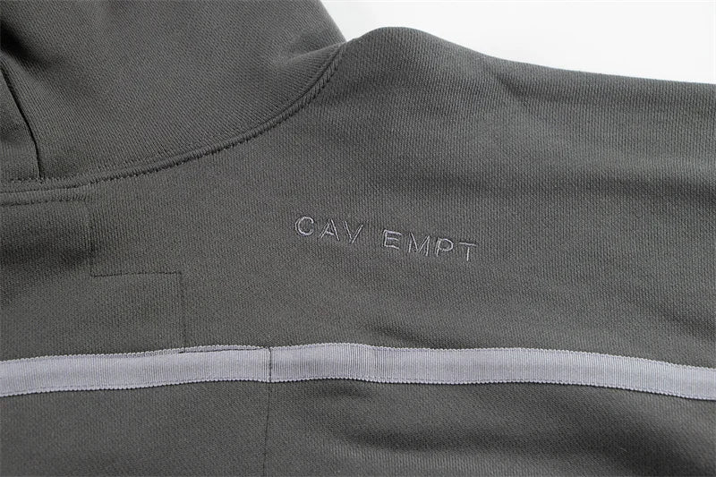Batik Embroidery Black CAV EMPT Hoodies High Quality CE Retro Pullover Couple Cavempt Hoodie Sweatshirts for Men Women Hooded