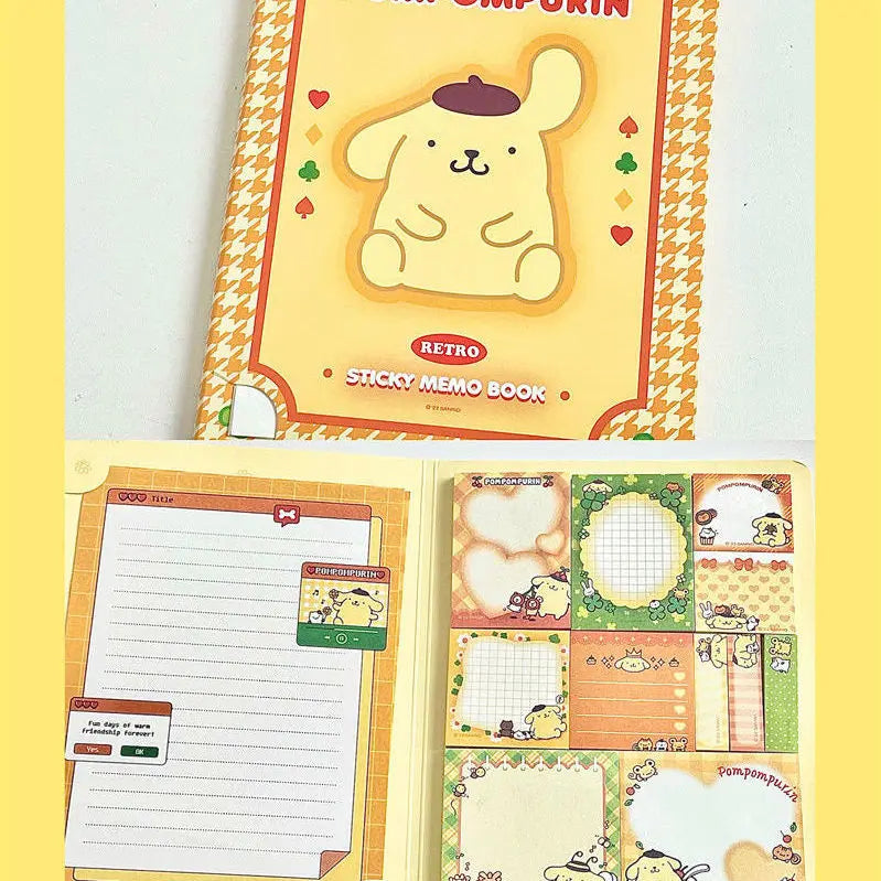 Kuromi Pull Tab Sticky Notes Cute Cartoon Memo Pads With Strong Adhesive Kawaii Stationery For Journal Planner School Supplies