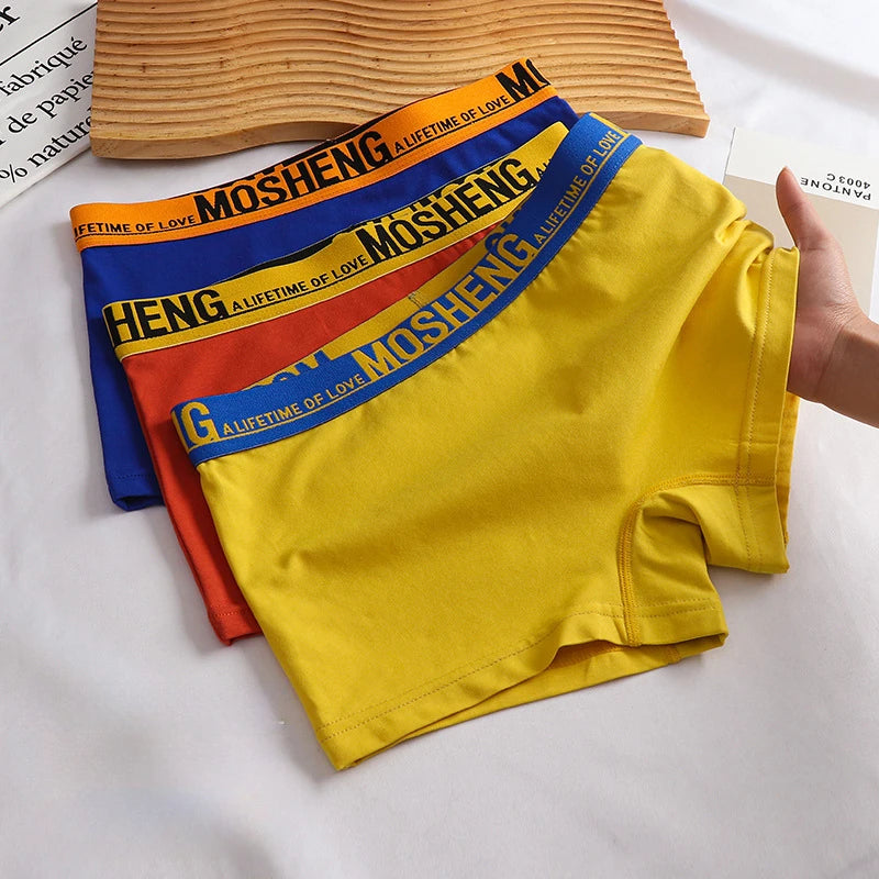Cotton Women Panties Sexy Sports Underwear Safety Pants Plus Size Boxer Shorts Mid-Rise Boyshorts Intimates Girls Solid Briefs