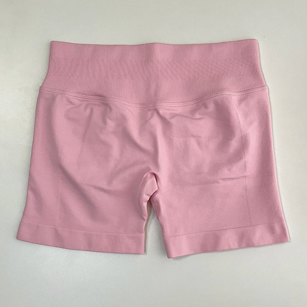 2pcs Gym Set Women Backless Tank Top and Scrunch Seamless Yoga Shorts Suits Fitness Yoga Set Activewear Workout Sets Sports Suit