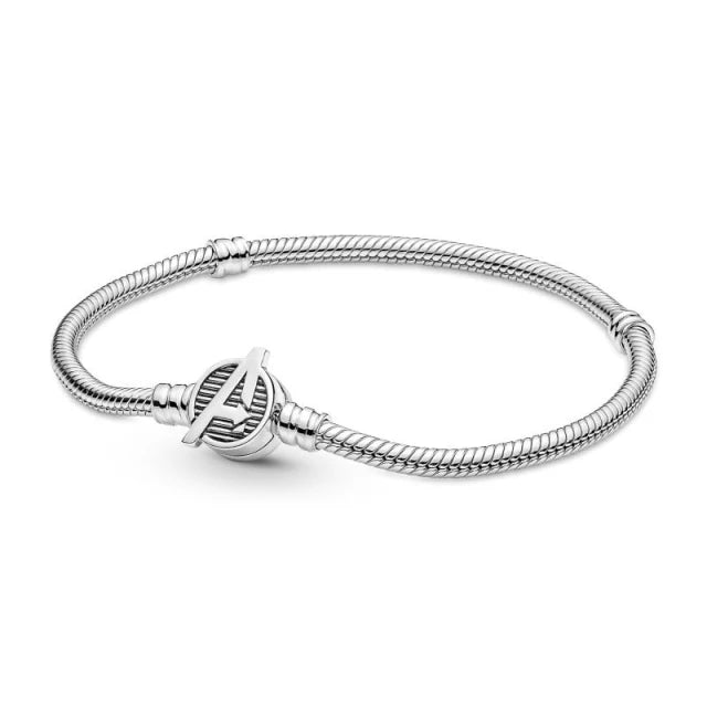 2024 Minnie Mickey Spider Original 925 Silver Plated Bracelets Love Heart Clasp Bead Charm Bracelet For Women DIY Jewelry Gifts