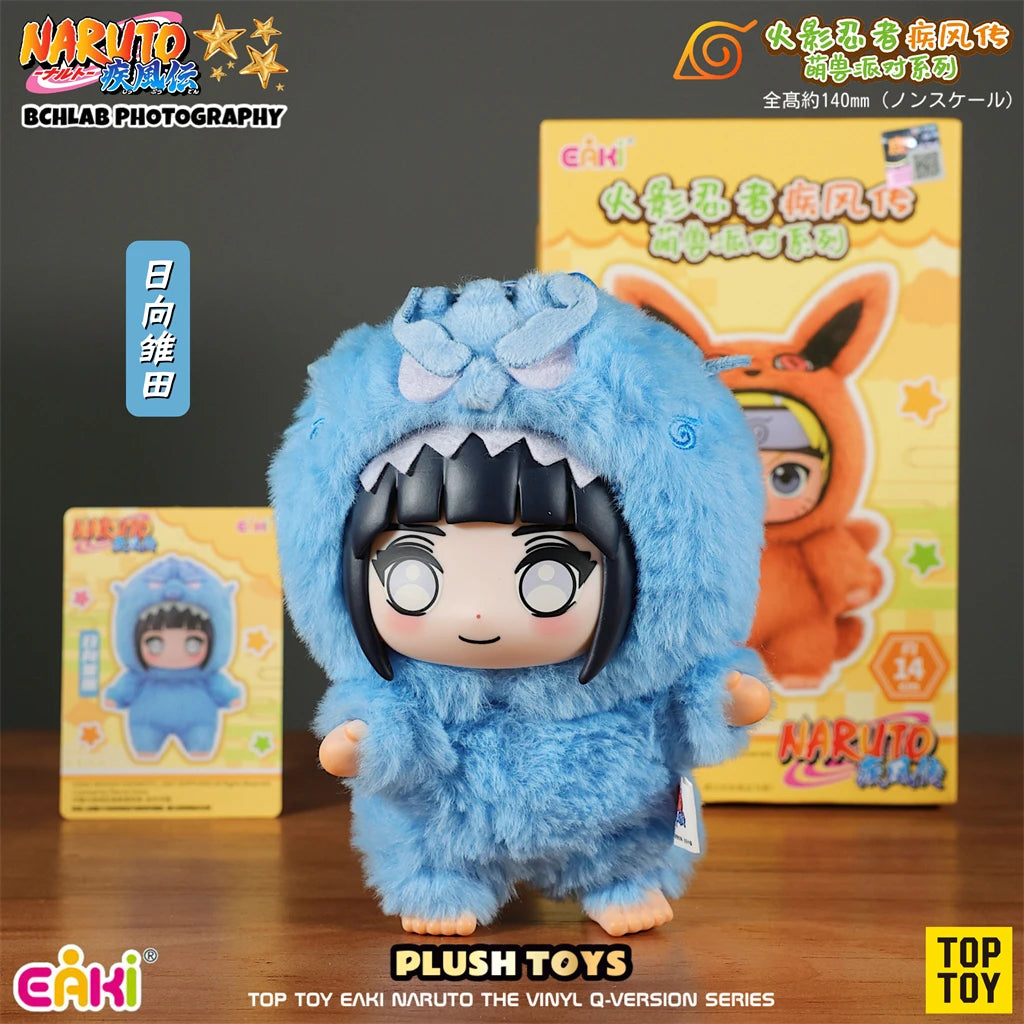 In Stock TOP TOY Naruto EAKI Cute Beast Party Sasuke Vinyl Cute Plush Blind Box Figure Pendant Gift