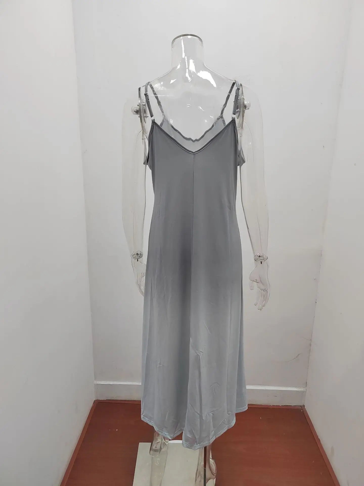Plus Size 4XL 5XL Women's Summer Casual Loose Strap Dress Sexy Beach Boho Maxi Dress Large Size Long Dresses Female Robe Femme