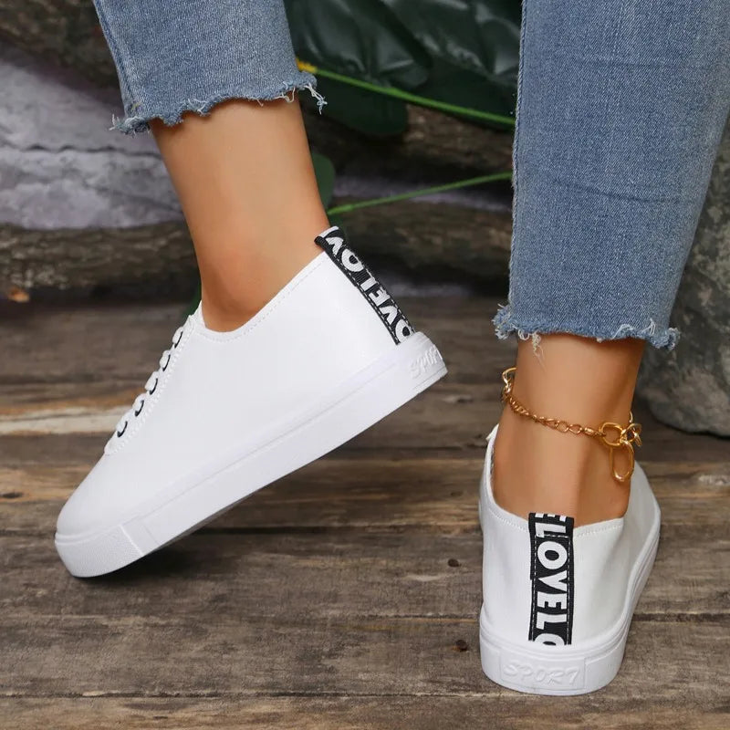 Women Sneakers 2025 Summer Fashion Breathable Shoes Woman Soft Sole Walking Sneakers Casual Women Sneaker White Sneakers Women