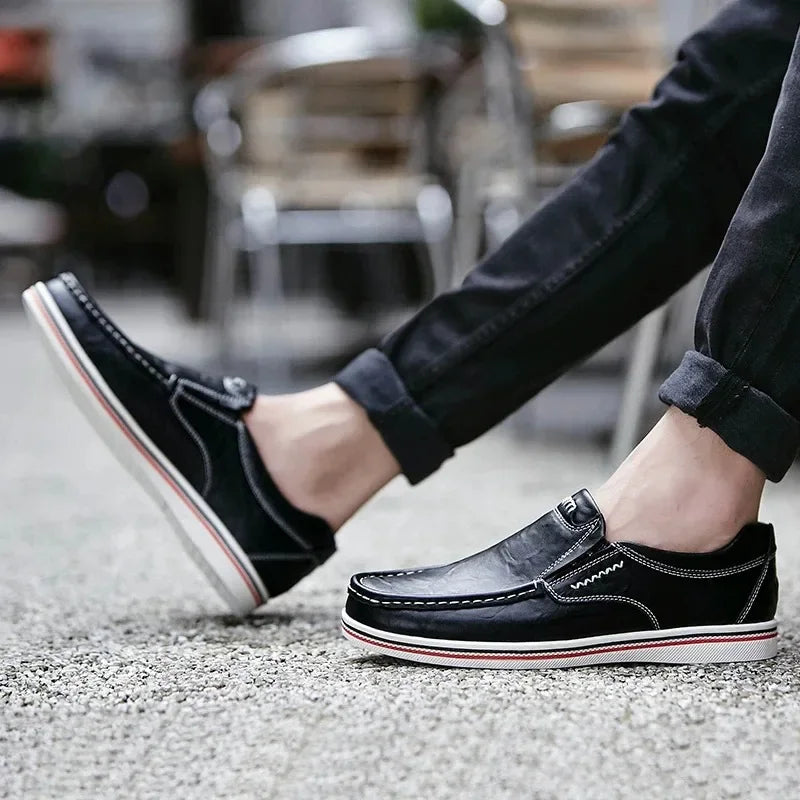 Flats Moccasins Men Loafers Party Driving Loafers Male Genuine Leather Business Office Shoe Leather Men's Casual Shoes