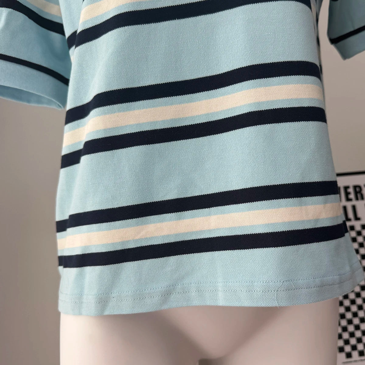 Hirsionsan Polo Neck T Shirt Women Soft Chic Tees 95% Cotton Jumper Clothes Loose Casual Pullover 2025 Summer New Crop Tops
