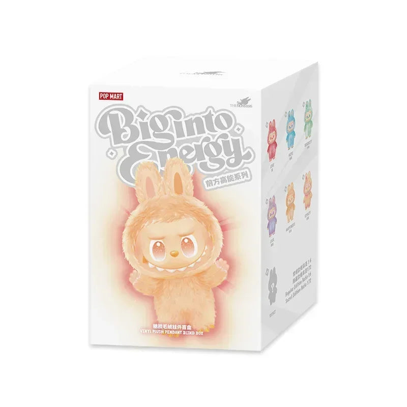 POP MART Labubu THE MONSTERS Big into Energy Series-Vinyl Plush Pendant Mystery Box Guess Bag Toys Doll Cute Anime Figure