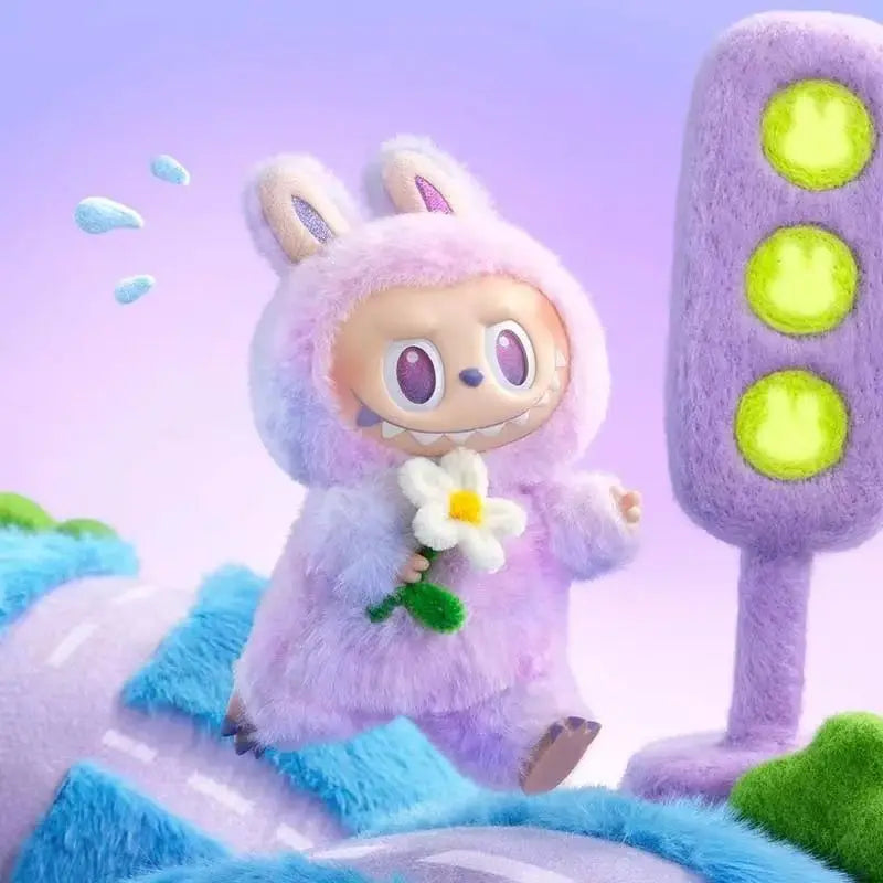 High-quality cloth third generation colorful plush pendant bubble mat blind box cross-border explosive doll