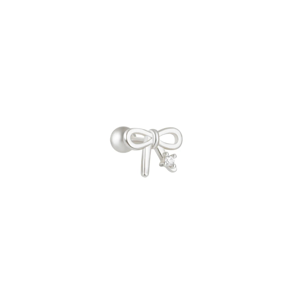 Aide 925 Sterling Silver 1pc Geometry Multi Piercing Stud Earrings For Women K Gold Simple Elegant Tassel Jewelry Gift Pendiente