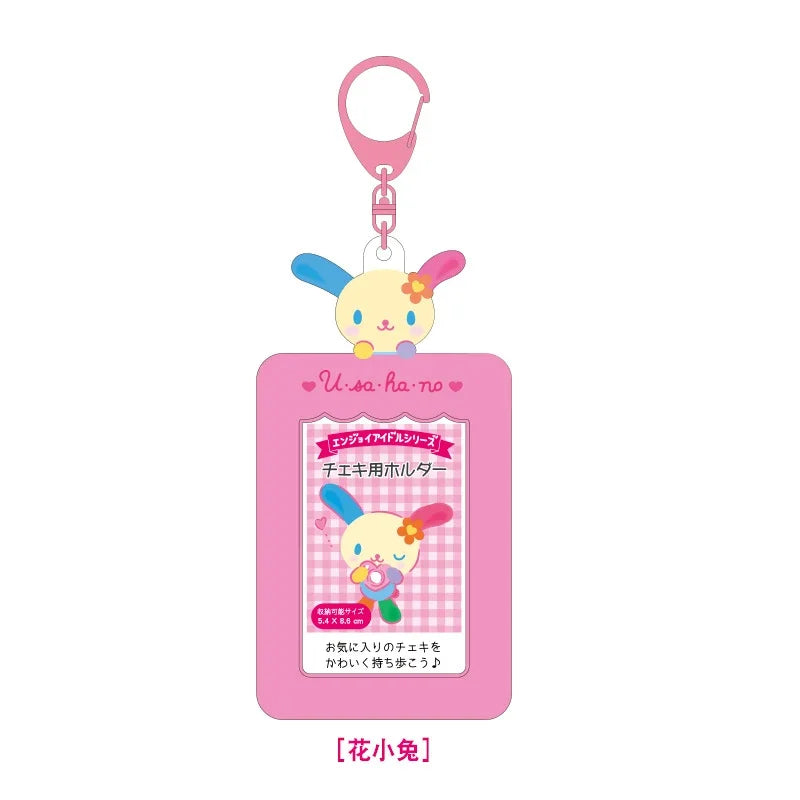 Sanrios Card Bag Cute Anime Figure Cinnamoroll Kuromi Id Bus Card Storage Case Holder Melody Pochacco Students Card Sleeve Gift