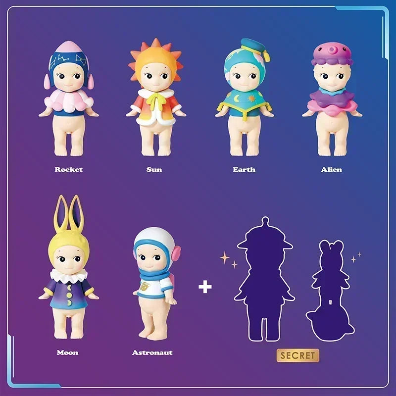 Angel Space Adventure Space Series Blind Box Toys Doll Cute Anime Action Figure Ornaments Christmas Gifts Desktop Home
