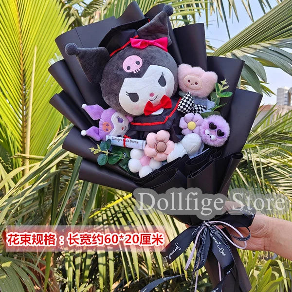 Sanrio Star Kirby Plush Cartoon Doll Bouquet Kirby Stuffed Doll Friend Graduation Birthday Valentine'S Day Photo Creative Gift
