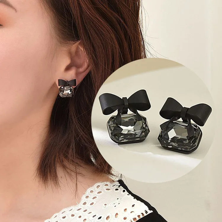 925 Silver Needle Korean Fashion Dream Colorful Crystal Earrings For Women Jewelry 2025 Trending Luxury Cube Sugar Stud Earrings