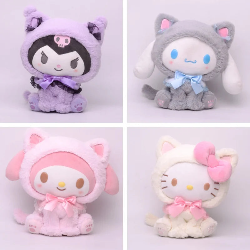 20CM クロミ ハローキティ メロディ シナモロール ポチャッコ ぬいぐるみ ソフト ぬいぐるみ クリスマス 誕生日 クリスマス 卒業ギフト