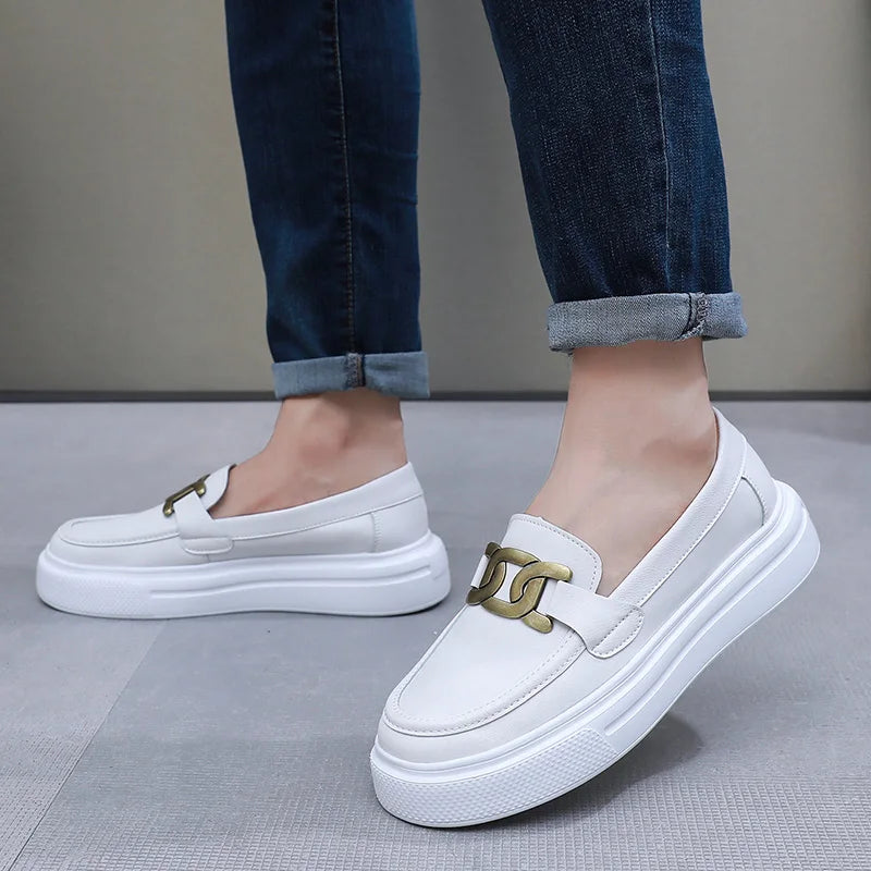 Black Loafers Shoes For Men Luxury Slip-on Shoes Men Unisex Breathable Casual Leather Shoes Man Driving Shoes Zapatos Hombre