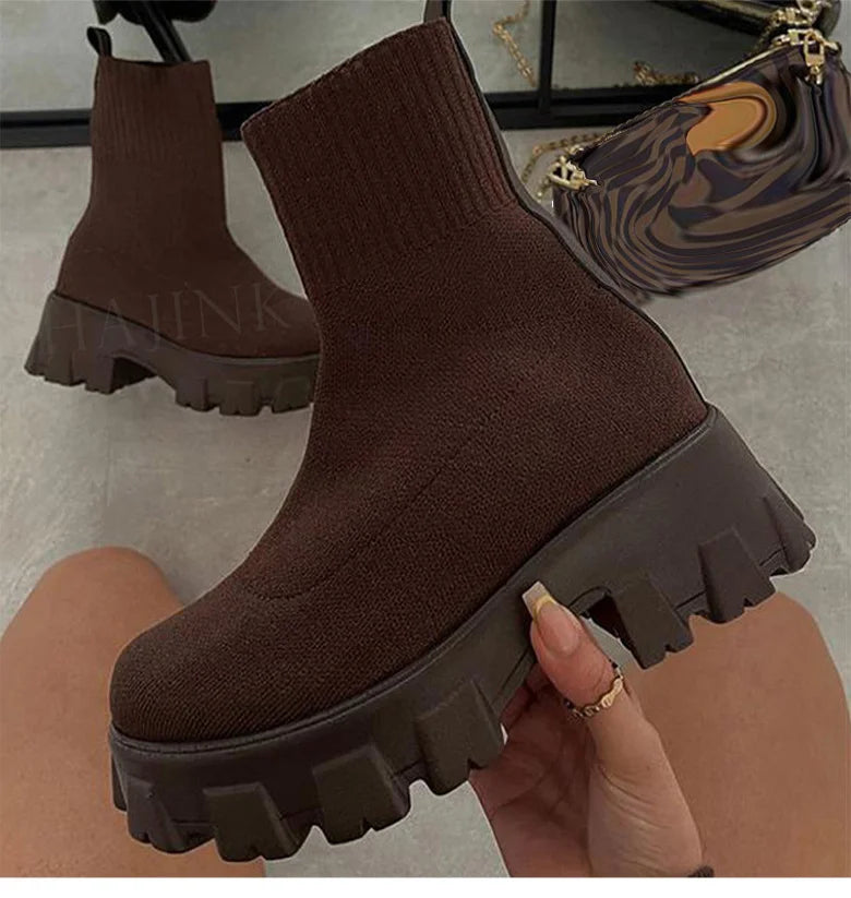 Women's Sneaker Fashion Platform Sneakers For Women's Sports Shoes With Heels Casual Zapatillas Mujer White Shoes Woman Footwear