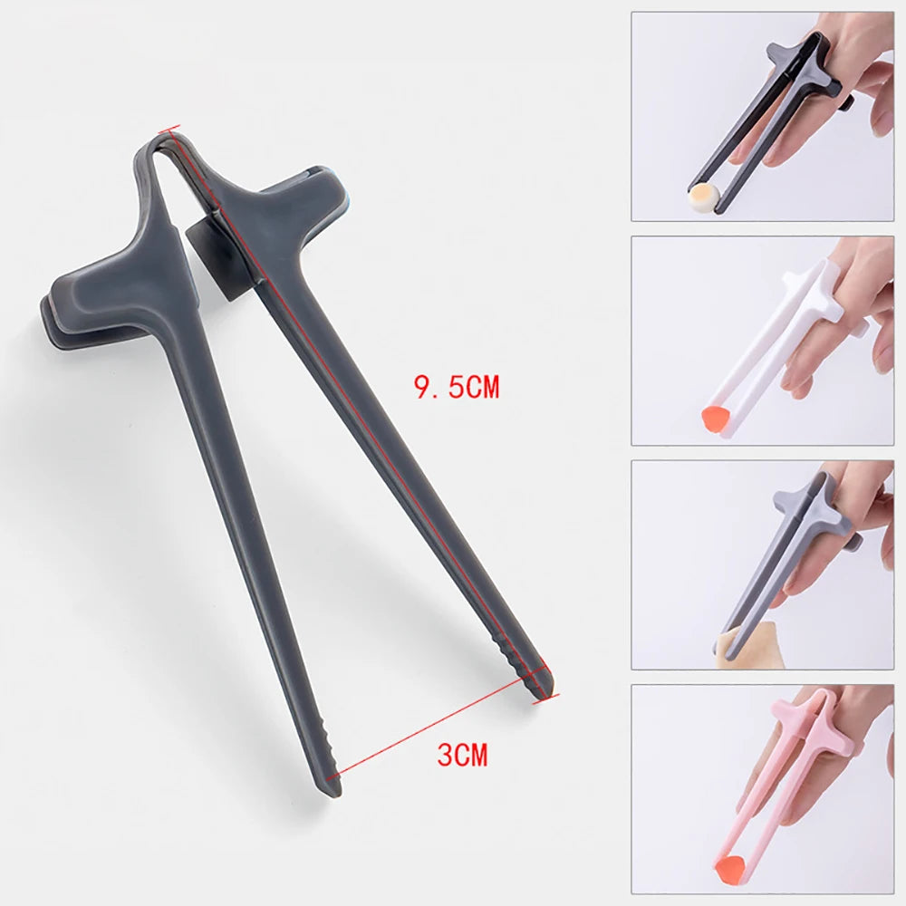 1pc Finger Chopsticks Game Player Snack Chopstick Holder Plastic Game Finger Cover Game Controller Training Learning Chopsticks