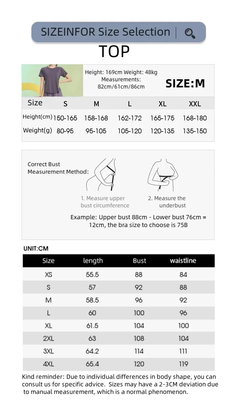 DRUR ヨガトップス スポーツウェア レディース ジムシャツ 通気性 速乾 半袖 ワークアウト Tシャツ ジョガー ランニング Tシャツ ヨガウェア 新作