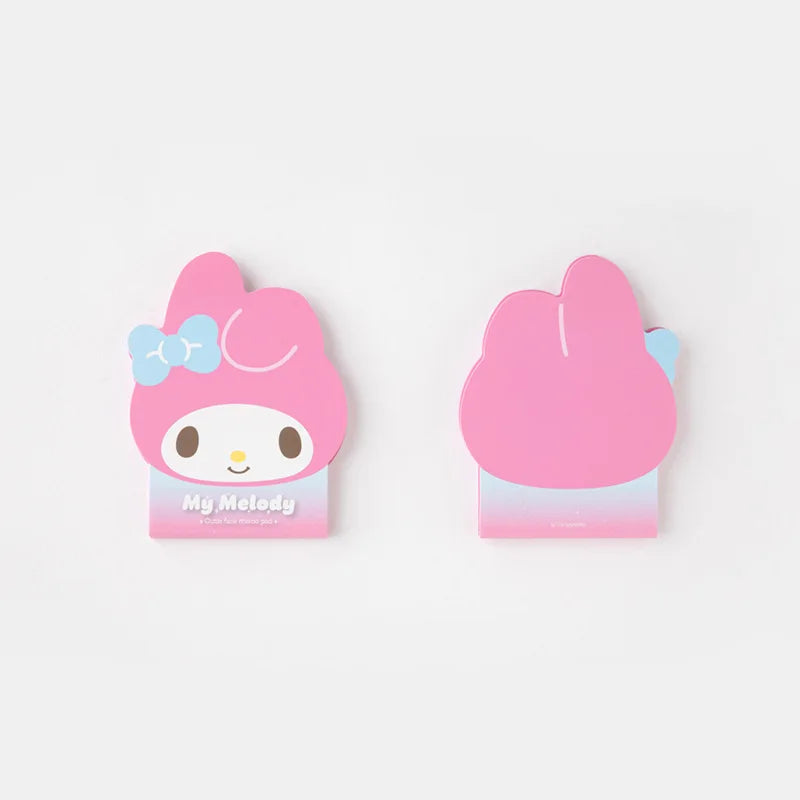 Cute Sanrio Cartoon Hello Kitty Kuromi Alien Memo Pad Notebook Kawaii My Melody Student Office Message Memo Stationery Supplies