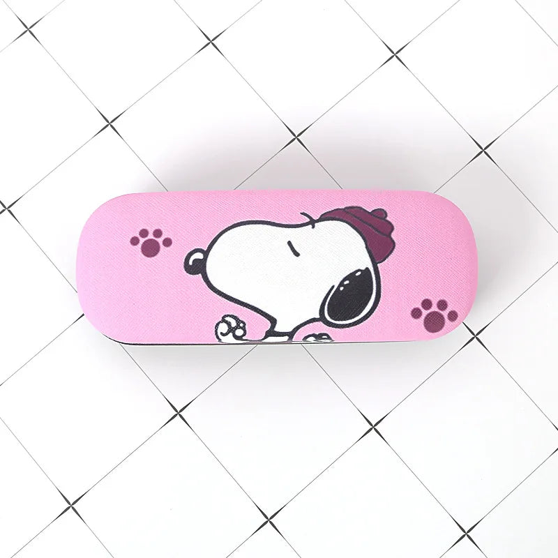 Snoopy Men Women Hard-shell Glasses Case Cartoon Anime Derivative Peripherals Eyeglasses Boxes Portable Crush-resistant Box Gift
