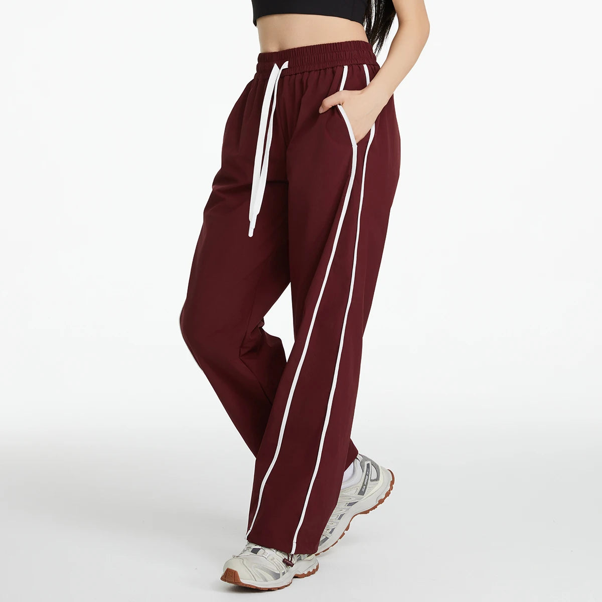 Sports Trousers for Women in Summer Cool Windproof Outdoor Mountaineering Loose Casual Wide-leg Pants Sun Protection Trousers