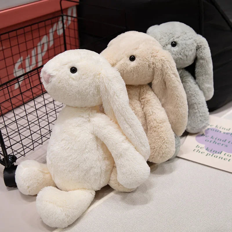 かわいい長い耳のウサギのぬいぐるみぬいぐるみバニー人形赤ちゃんの睡眠仲間ぬいぐるみ人形子供へのギフト