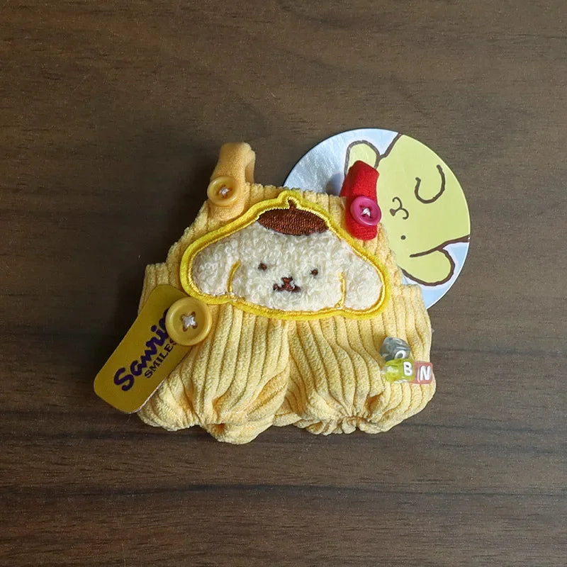New Hot V1 V2 Labubu Hellokitty Kuromi Clothes Pendant Have A Seat Labubu Clothes Change Cotton Doll Fashion Outfit Accessories