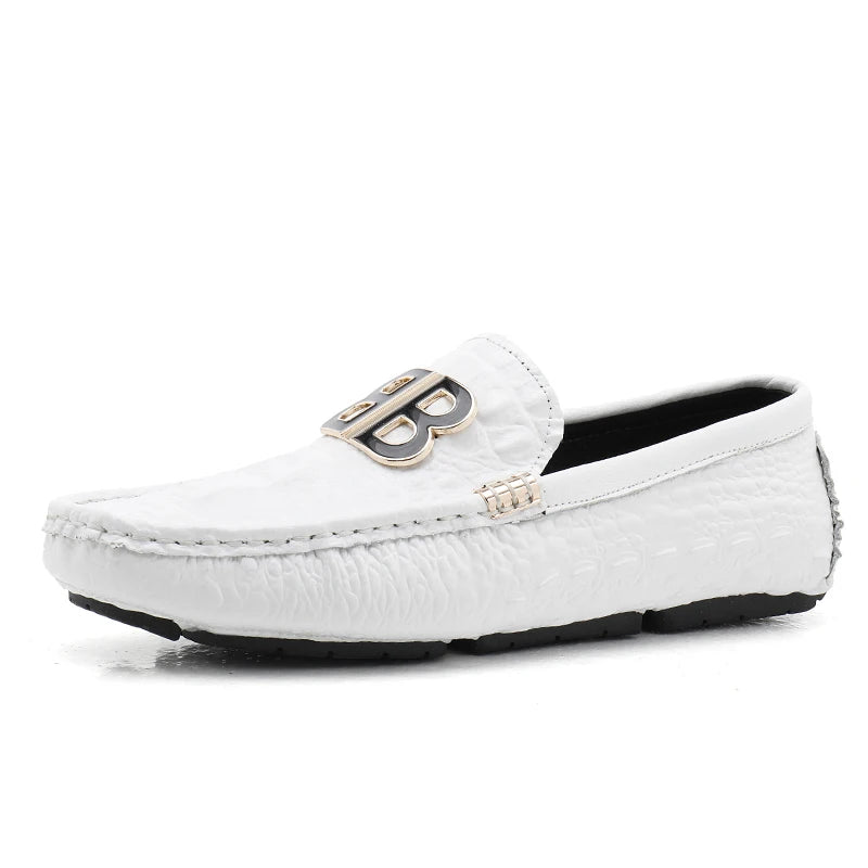 Loafers Men Men's Moccasins Slip-ons Casual Leather Luxury Shoes Designer Fashion Mocassin Homme Mocasines Hombre Autumn Loafer