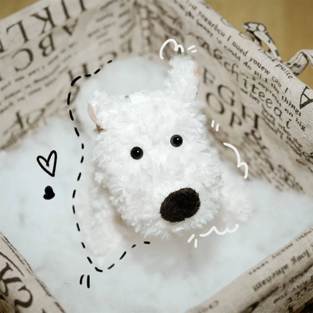 ぬいぐるみペンダント かわいい ウェストハイランド ぬいぐるみ 子犬 人形 漫画ペンダント 人形 キーチェーン バッグペンダント 子供用ギフト かわいい