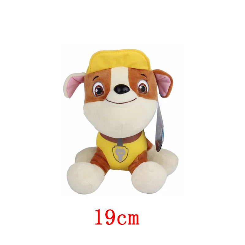Paw Patrol Plush Toy Action Figure Ryder Marshal Zuma Everest Cartoon Model Two postures Plush Toy Children's Birthday Party Gif