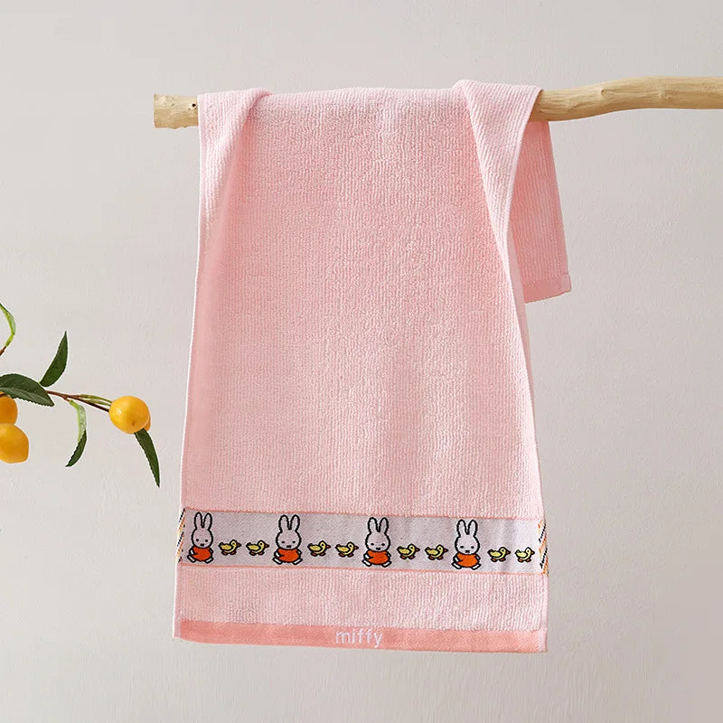 Miffy Golden Number genuine new daily Necessities Soft and absorbent children pure cotton towel all cotton soft