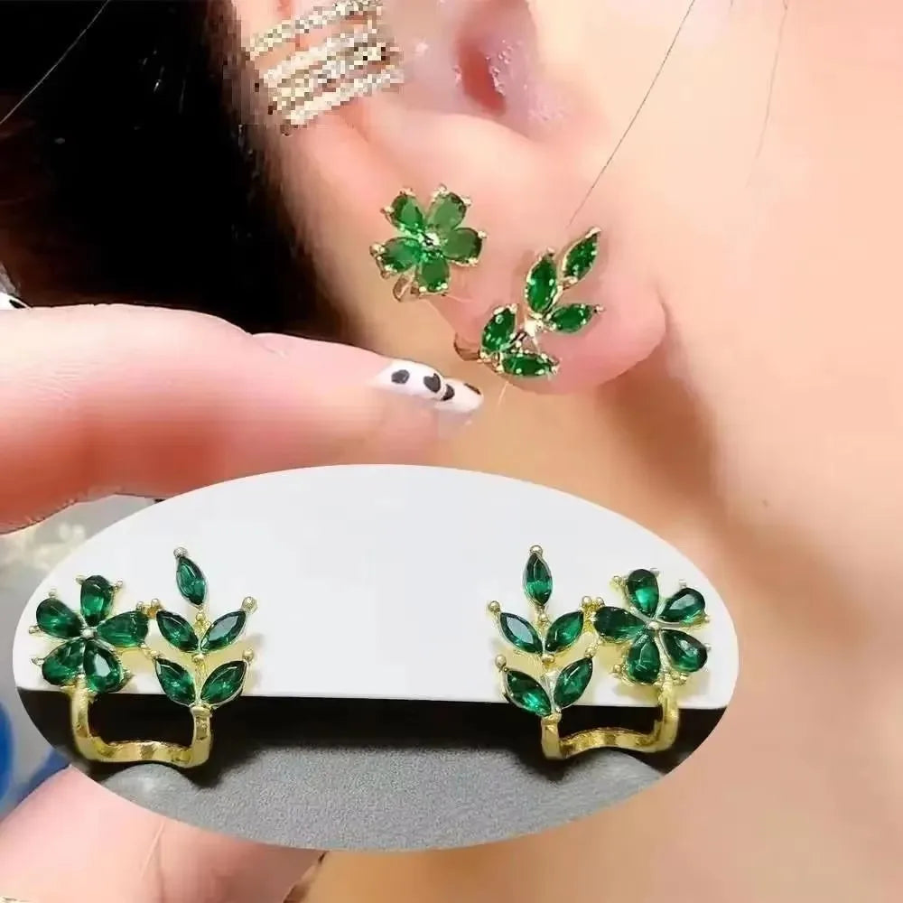 925 Silver Needle Korean Fashion Zircon Geometric Earrings For Women Jewelry 2025 Trending Luxury Crystal Cross Stud Earrings