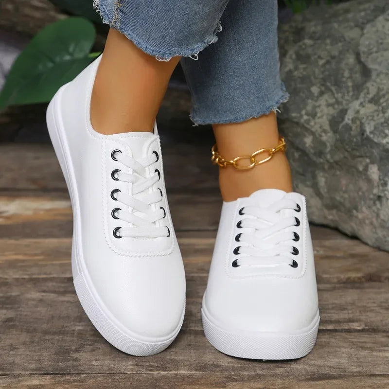 Women Sneakers 2025 Summer Fashion Breathable Shoes Woman Soft Sole Walking Sneakers Casual Women Sneaker White Sneakers Women