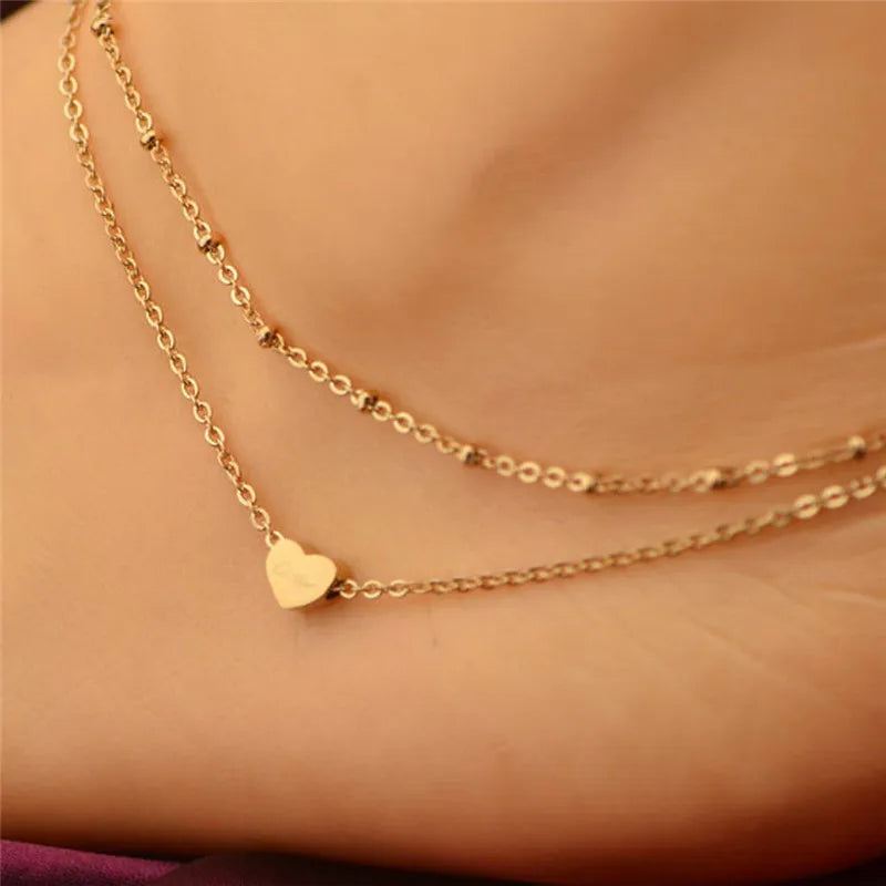 2/3pcs/set Beach Anklets for Women Pearl Beads Sunflower Pendants Foot Chains Bohemian Foot Accessories Summer Barefoot Chain