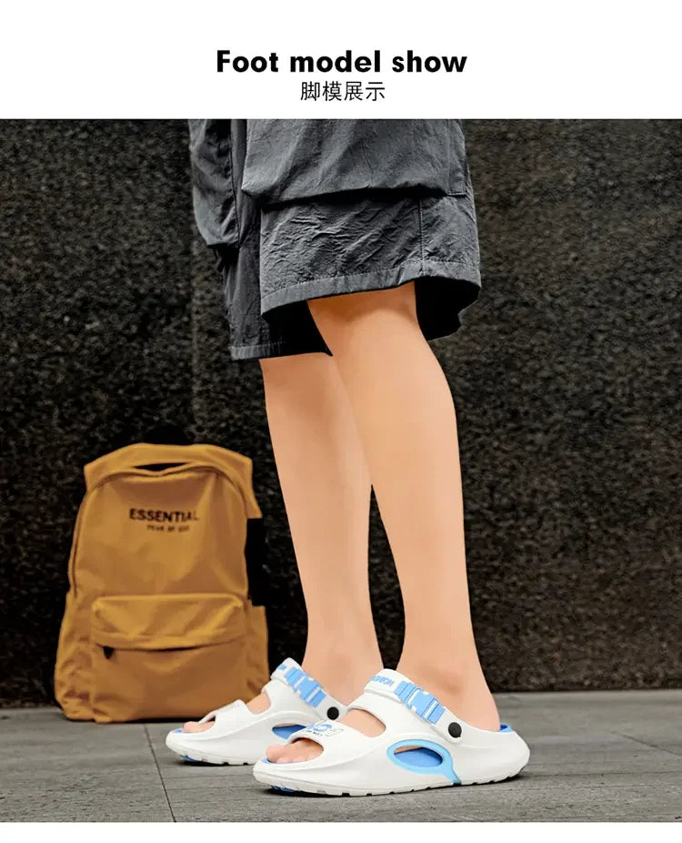Summer Slippers for Men, Large Size Soft Comfortable Anti-slip Quick-drying, Casual Outdoor Beach Indoor New Style Sandals