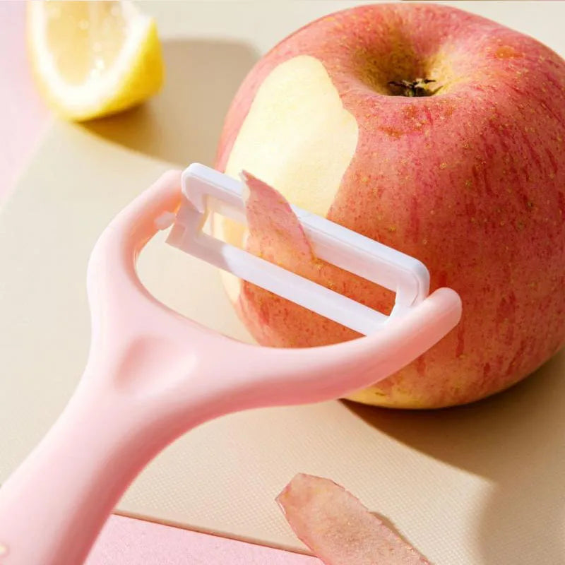 2025 Miniso Peeler Cartoon Cute Melody Kuromi Household Vegetable and Fruit Peeler Ins Korean Kitchen and Daily Necessities