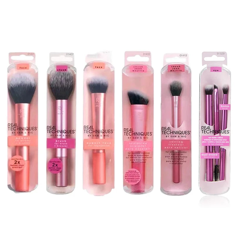 Makeup Brushes Tool Set Cosmetic Powder Eye Shadow Foundation Blush Blending Beauty Make Up Real Techniques Brush