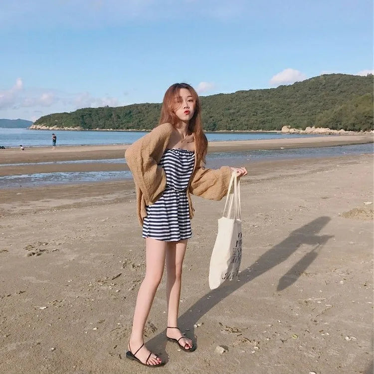Knitted Cardigan women plus size Summer cardigan Sweater women Loose Hollow coat kardigan Sweter Cardigans korean top
