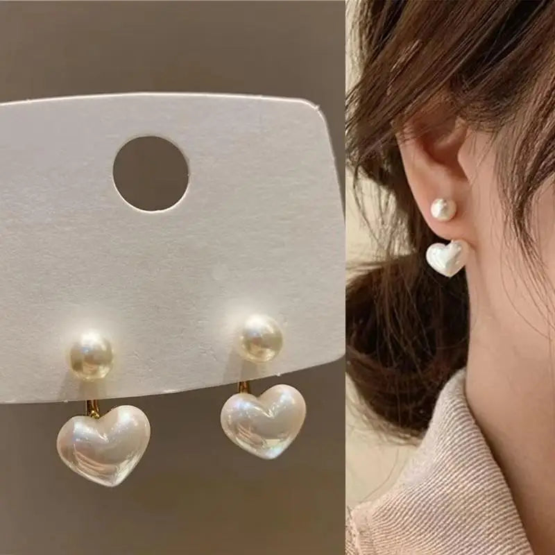 925 Silver Needle Korean Fashion Bowknot Tulip Earrings For Women Jewelry 2025 Trending New Women's White Flower Earrings Brinco