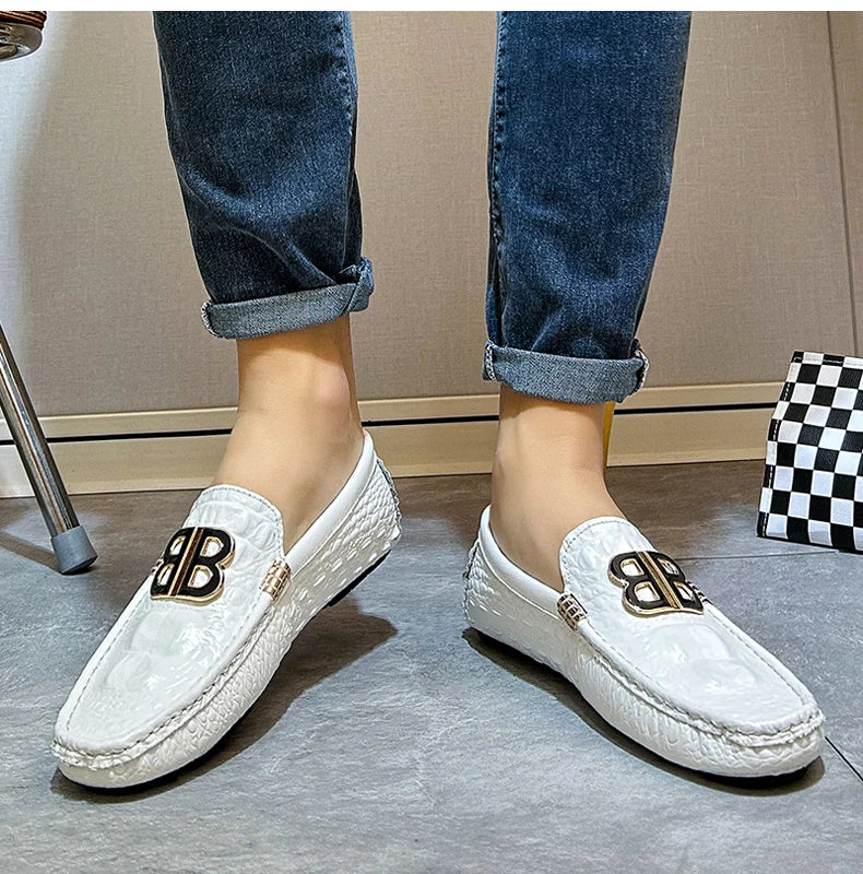 Loafers Men Men's Moccasins Slip-ons Casual Leather Luxury Shoes Designer Fashion Mocassin Homme Mocasines Hombre Autumn Loafer