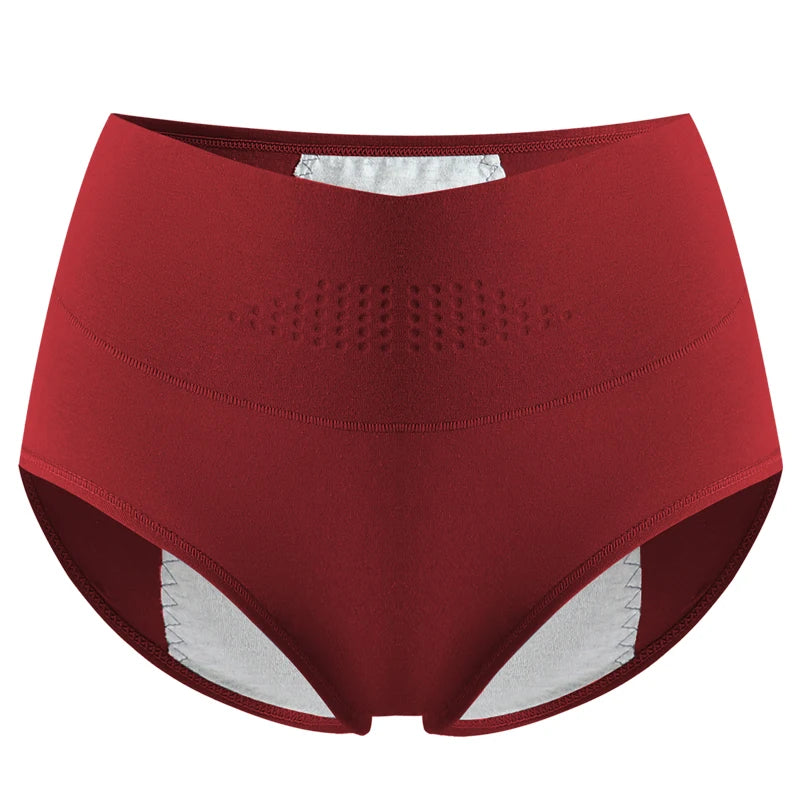 High Waist Leak Proof Menstrual Women's Panties Widen Period Pants Physiological Underwear Cotton Plus Size L-4XL Female Briefs