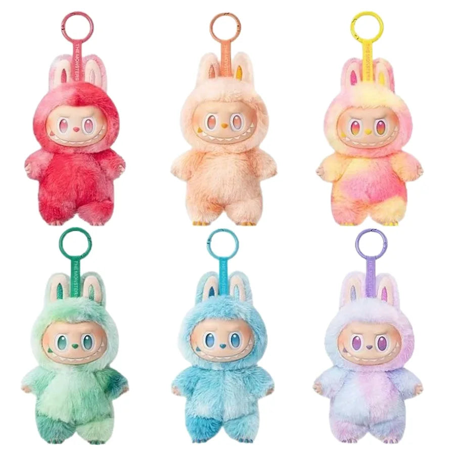 High-quality cloth third generation colorful plush pendant bubble mat blind box cross-border explosive doll