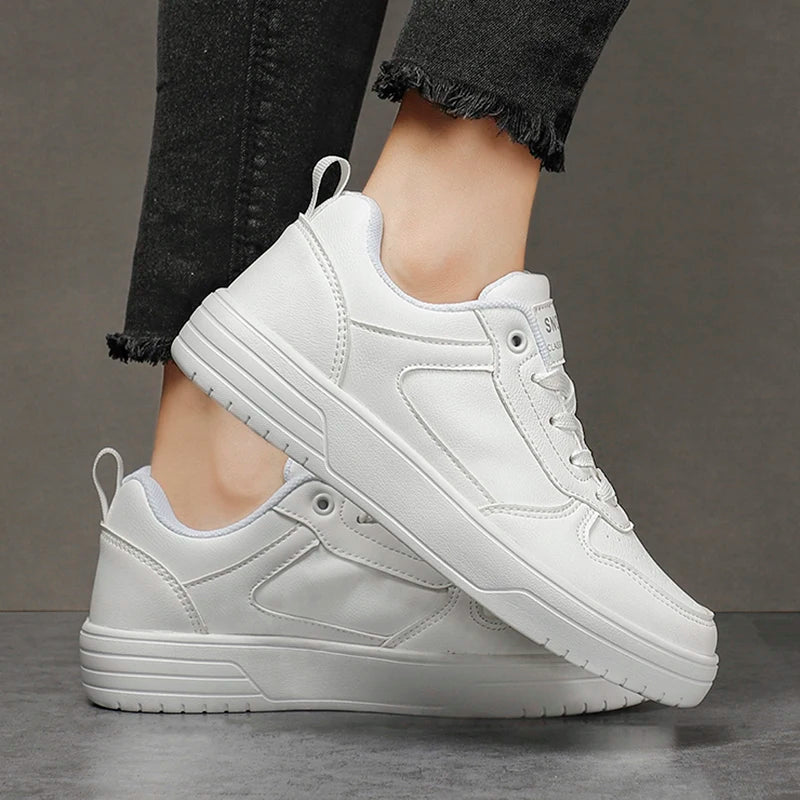 2024 New Loafers Women Zapatillas Mujer Comfortable White Shoes Ladies Luxury Black Flats Shoes for Men Sneakers