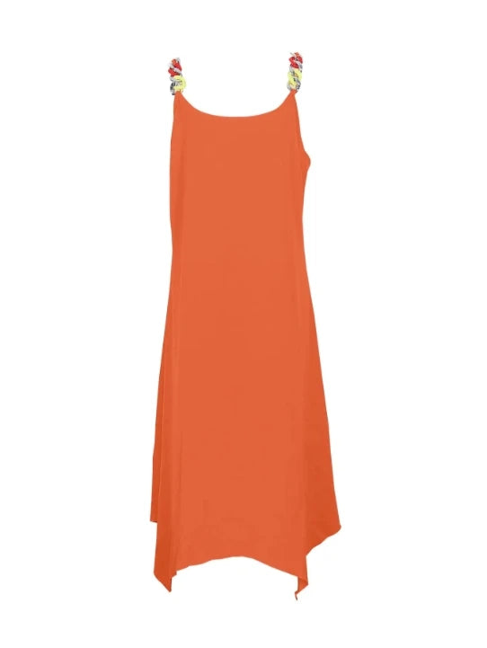 Plus Size Women's Party Dresses Halter Strapless Round Neck Solid Colour Sexy Dress Loose Casual Long Dresses