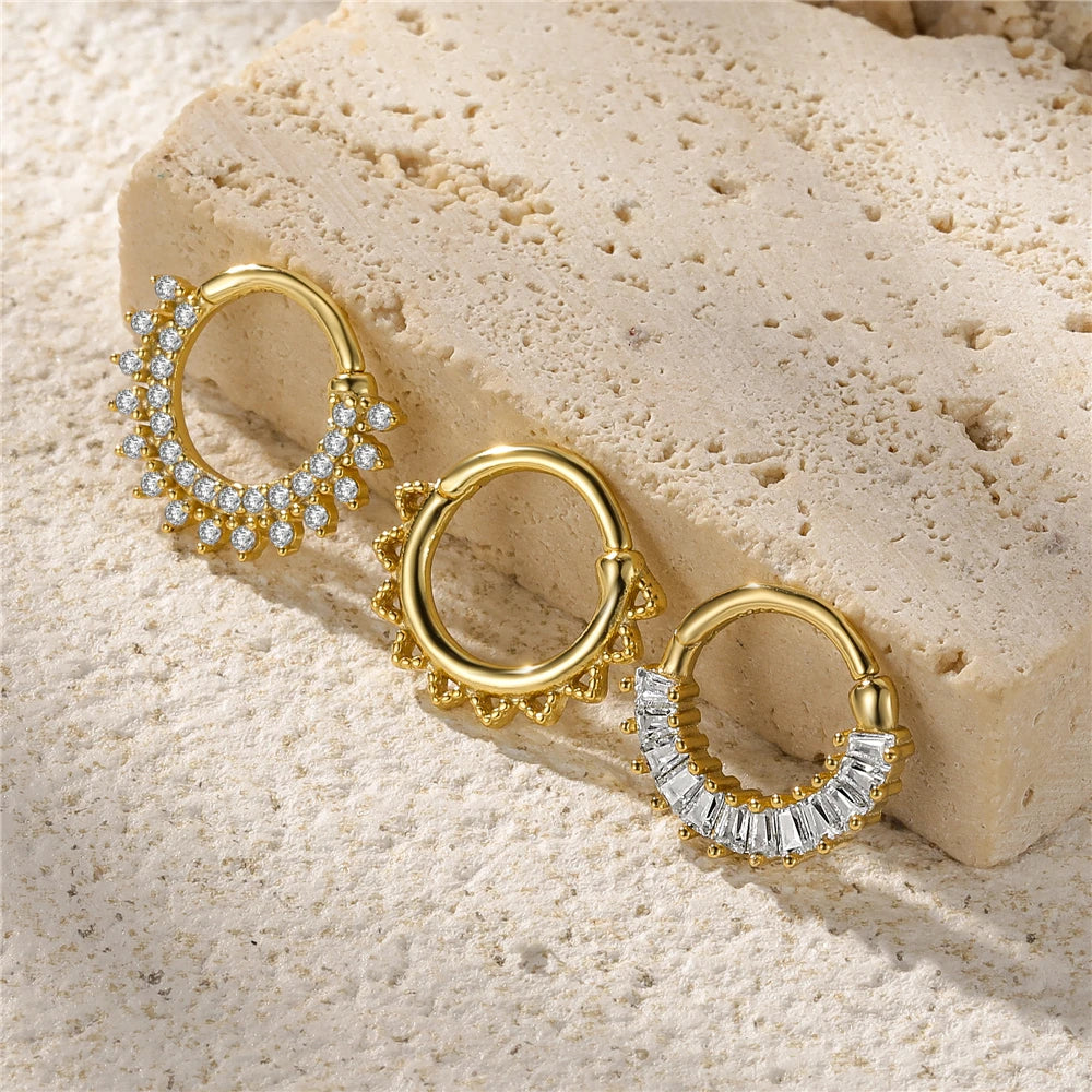 Aide 925 Sterling Silver 1pc Geometry Multi Piercing Stud Earrings For Women K Gold Simple Elegant Tassel Jewelry Gift Pendiente